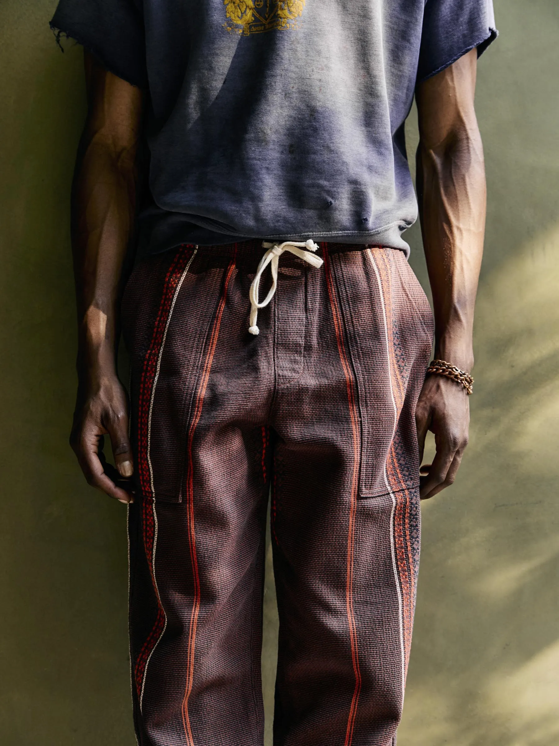 ventura chore pant in lagos stripe sold by Imogene + Willie product image thumbnail 3