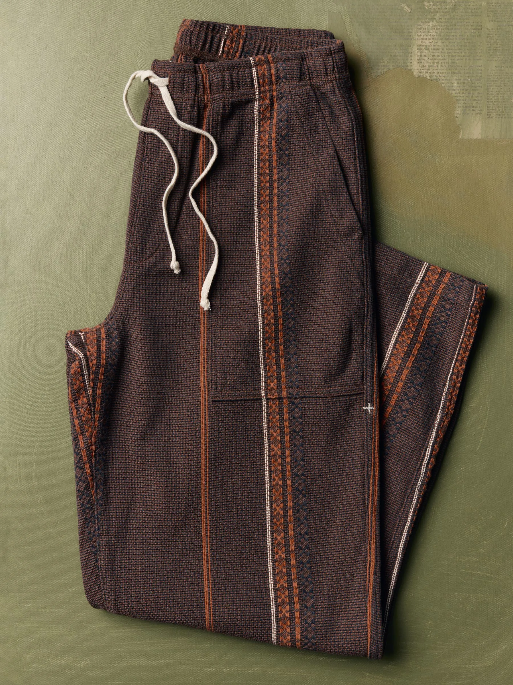 ventura chore pant in lagos stripe sold by Imogene + Willie product image thumbnail 4