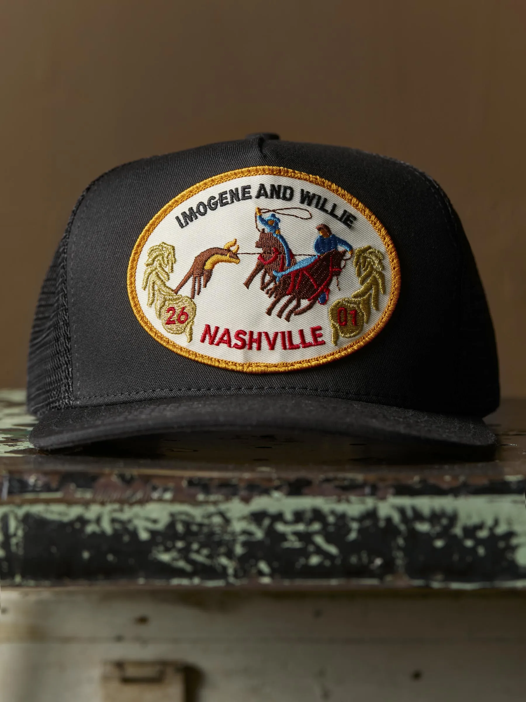 the "roundup" trucker sold by Imogene + Willie product image thumbnail 3