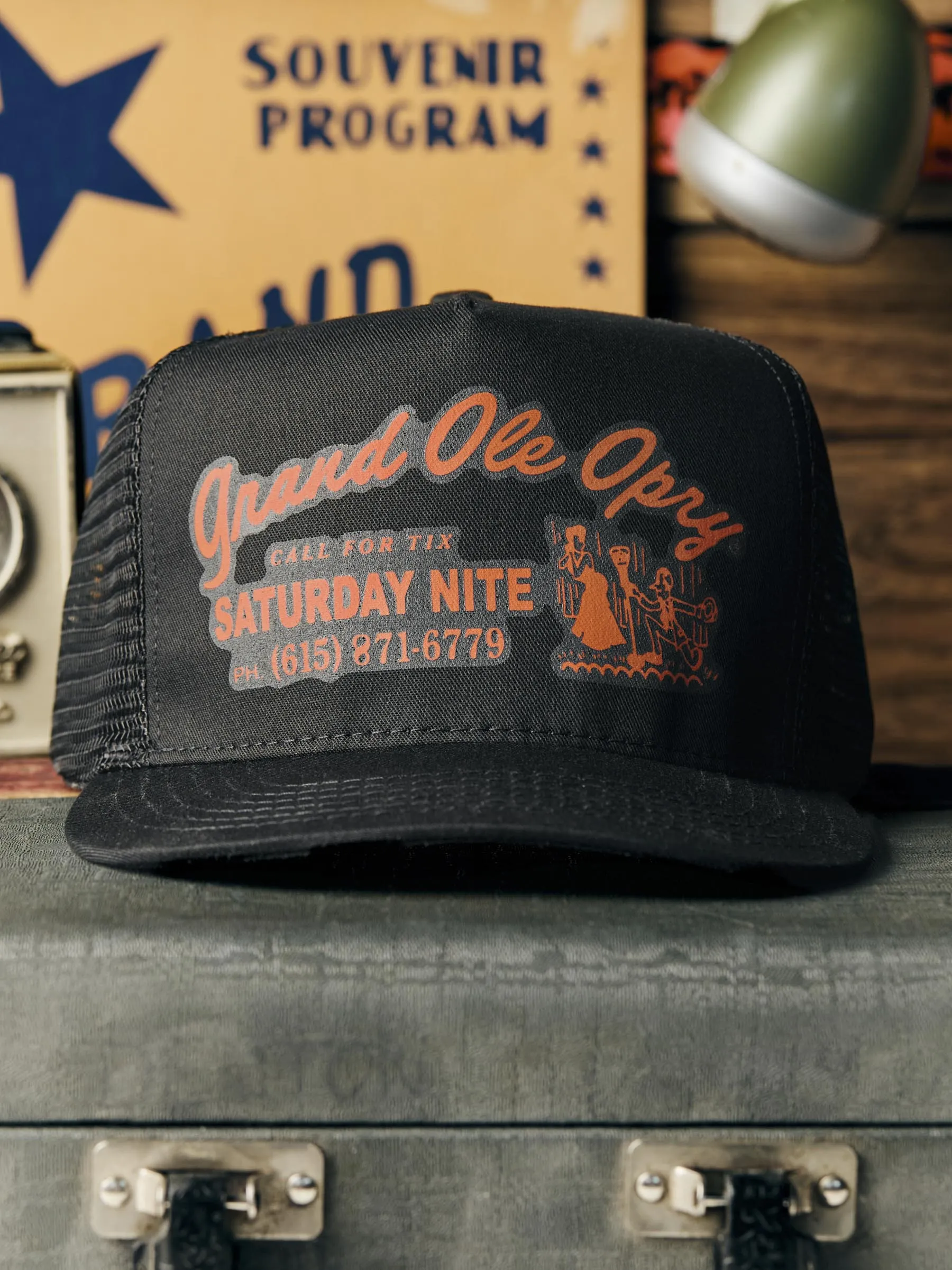 the i+w x opry "saturday nite" trucker sold by Imogene + Willie