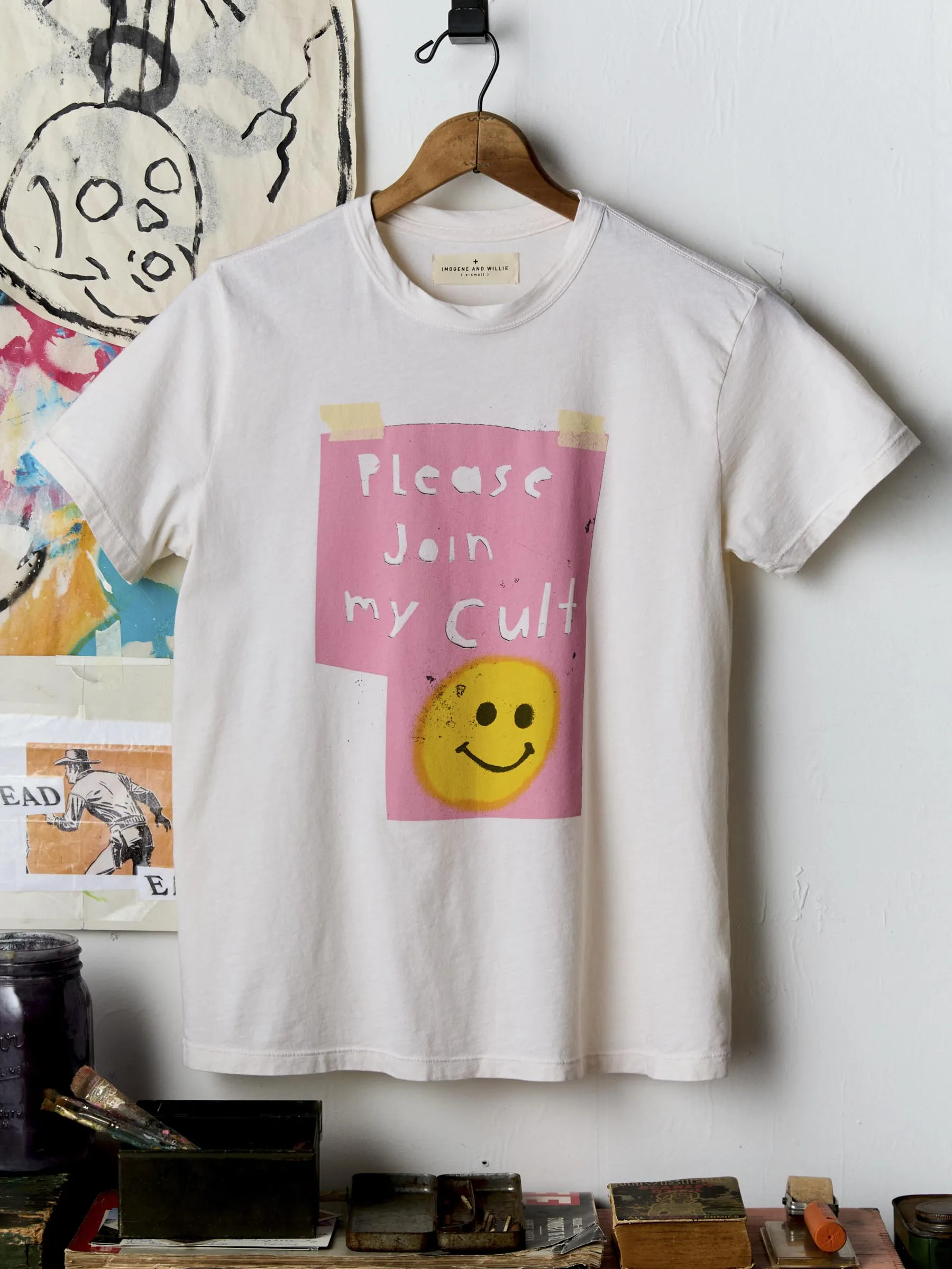 the "cult" tee sold by Imogene + Willie