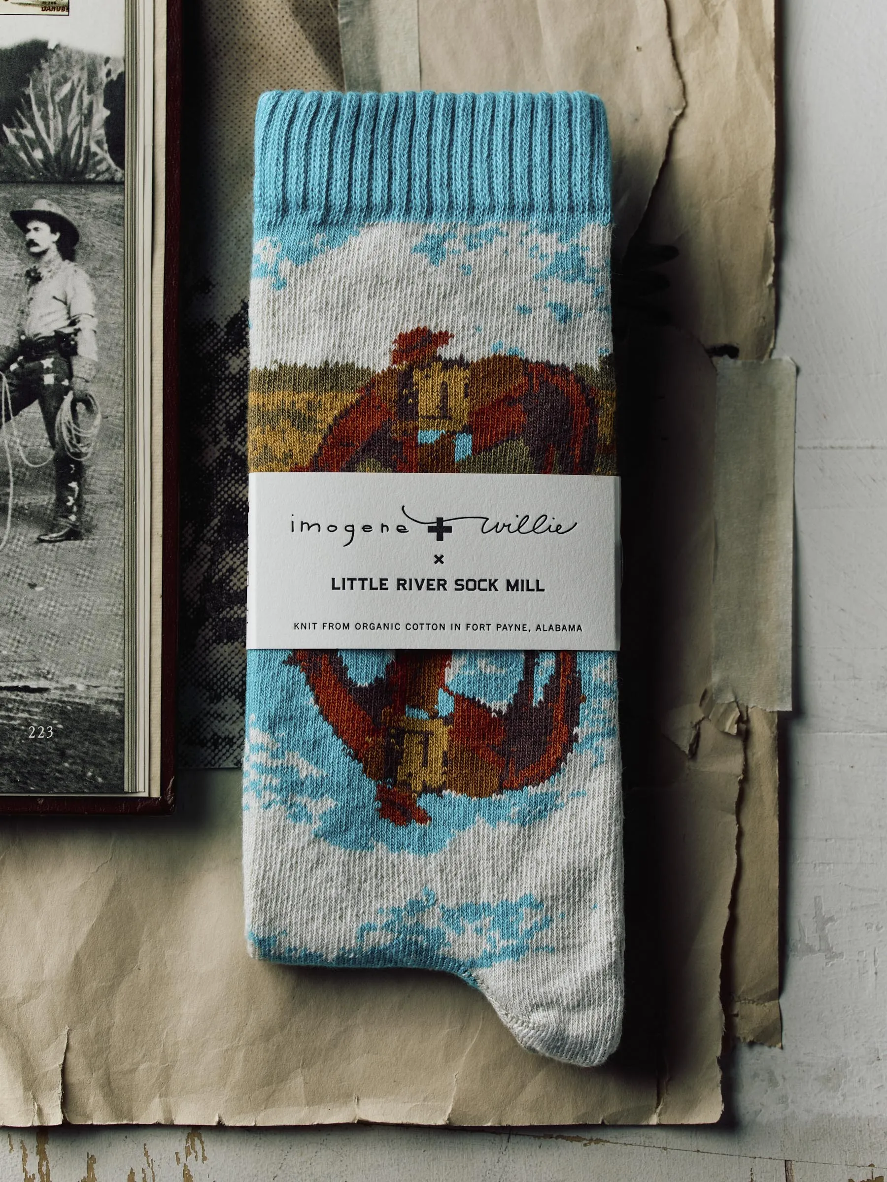 the "reflection" sock sold by Imogene + Willie product image thumbnail 2