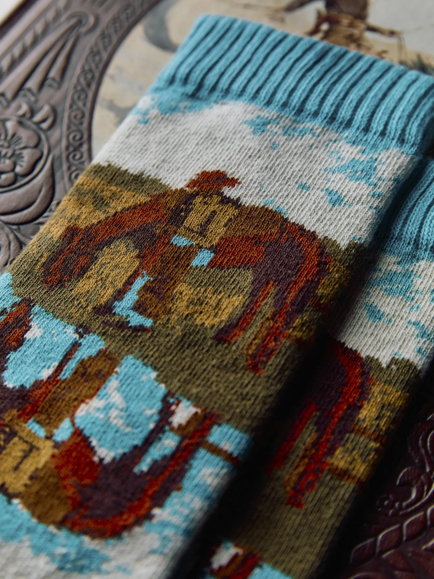 the "reflection" sock sold by Imogene + Willie product image thumbnail 3