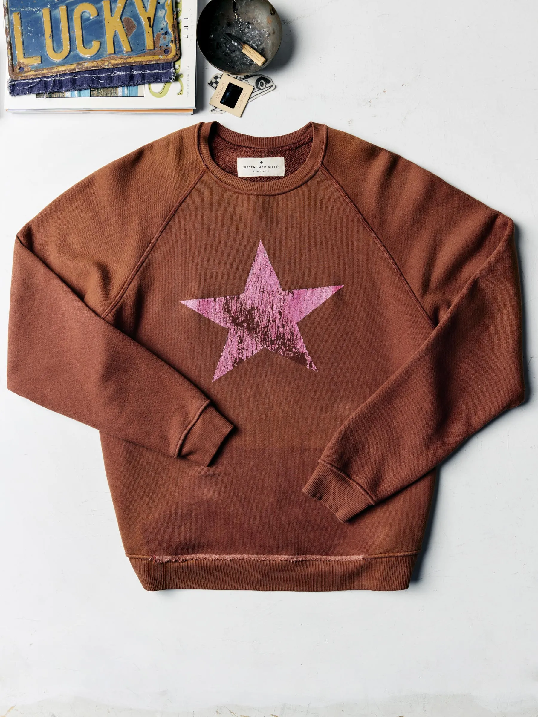 the "star" old school crew sold by Imogene + Willie