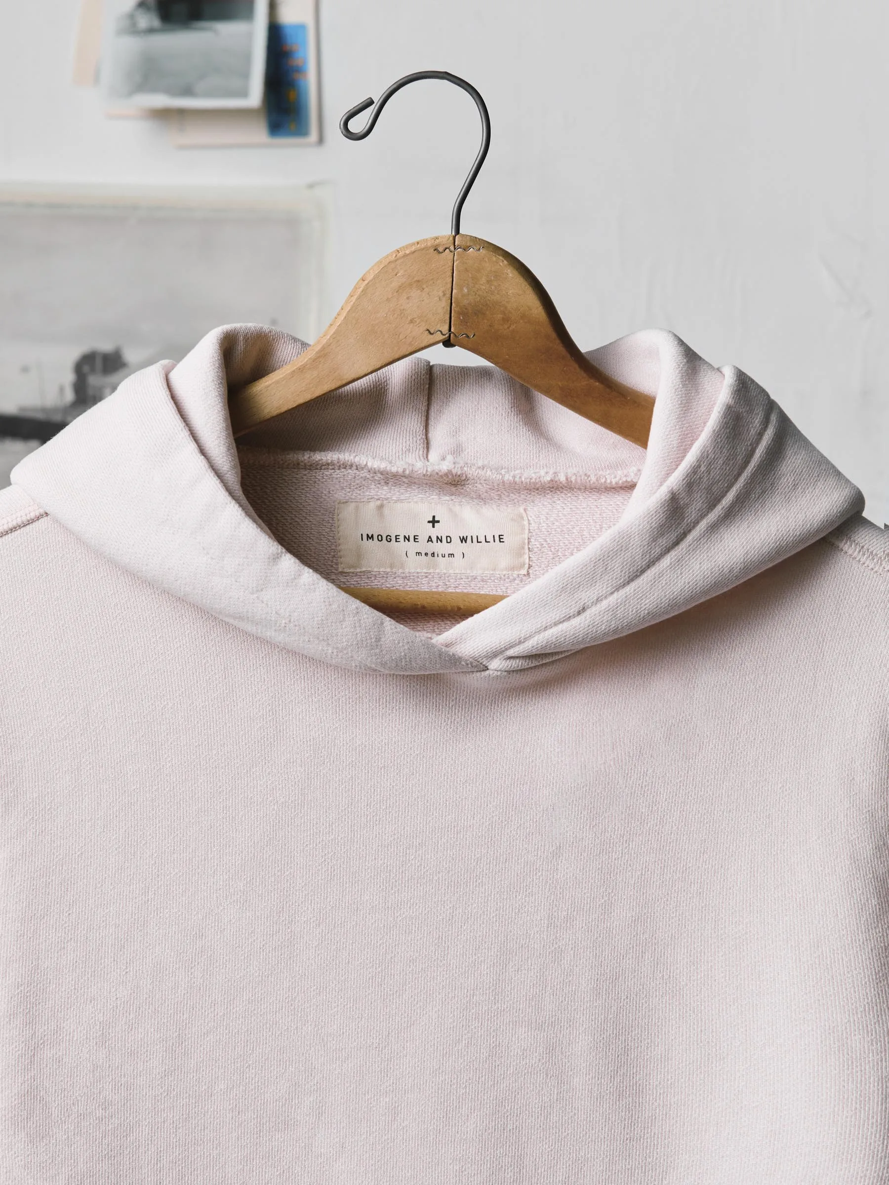 davenport hoodie in pink stone sold by Imogene + Willie product image thumbnail 2
