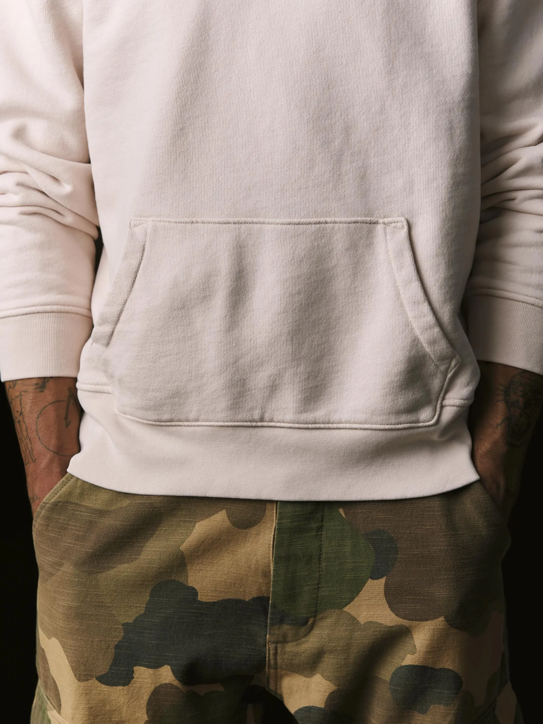 davenport hoodie in pink stone sold by Imogene + Willie product image thumbnail 3