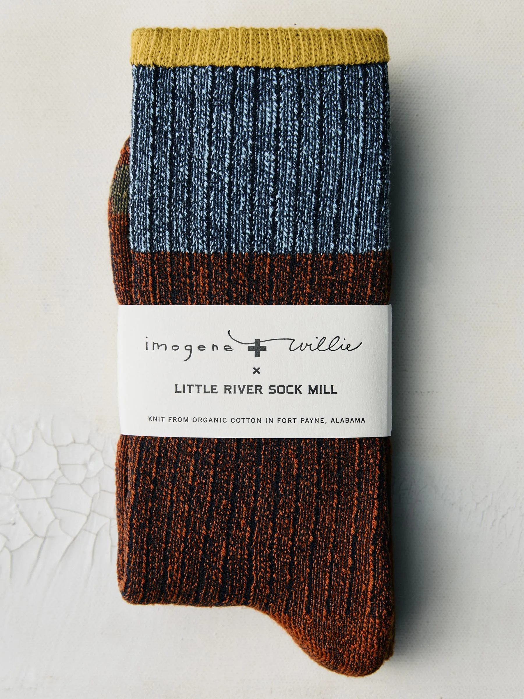 ribbed boot sock in sunset sold by Imogene + Willie product image thumbnail 2