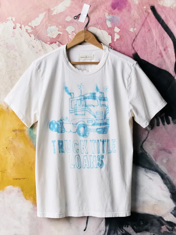 handpainted "title" tee made by Imogene + Willie