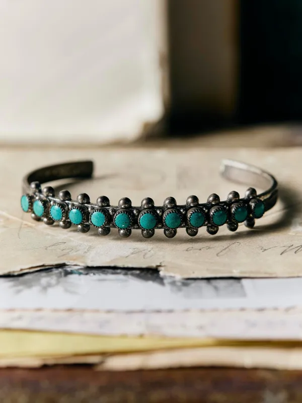 vintage navajo snake eye bracelet sold by Imogene + Willie