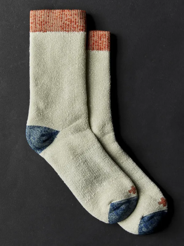 boot sock in natural sold by Imogene + Willie