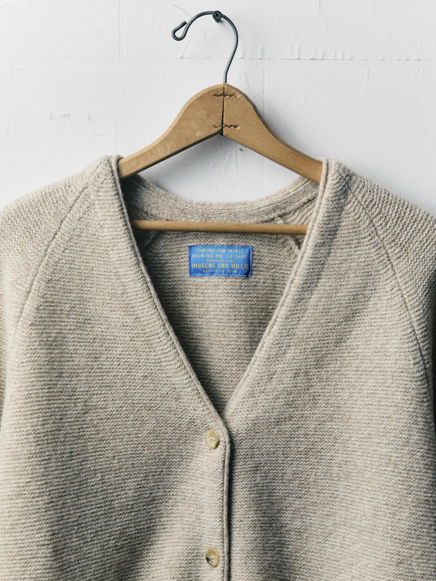 evie cardigan in natural sold by Imogene + Willie product image thumbnail 2