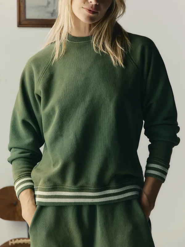 varsity ribbed crew sold by Imogene + Willie