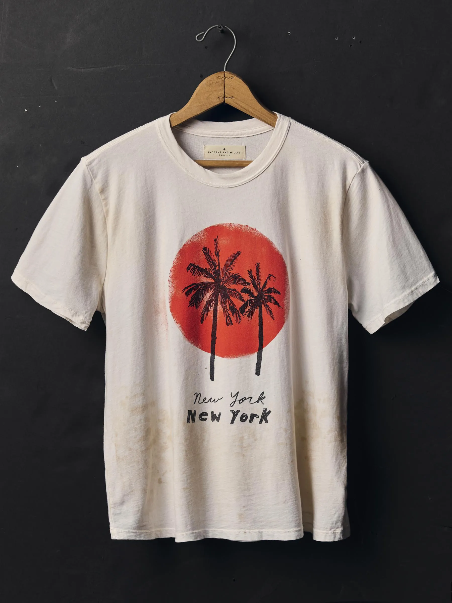 the "new york, new york" tee sold by Imogene + Willie