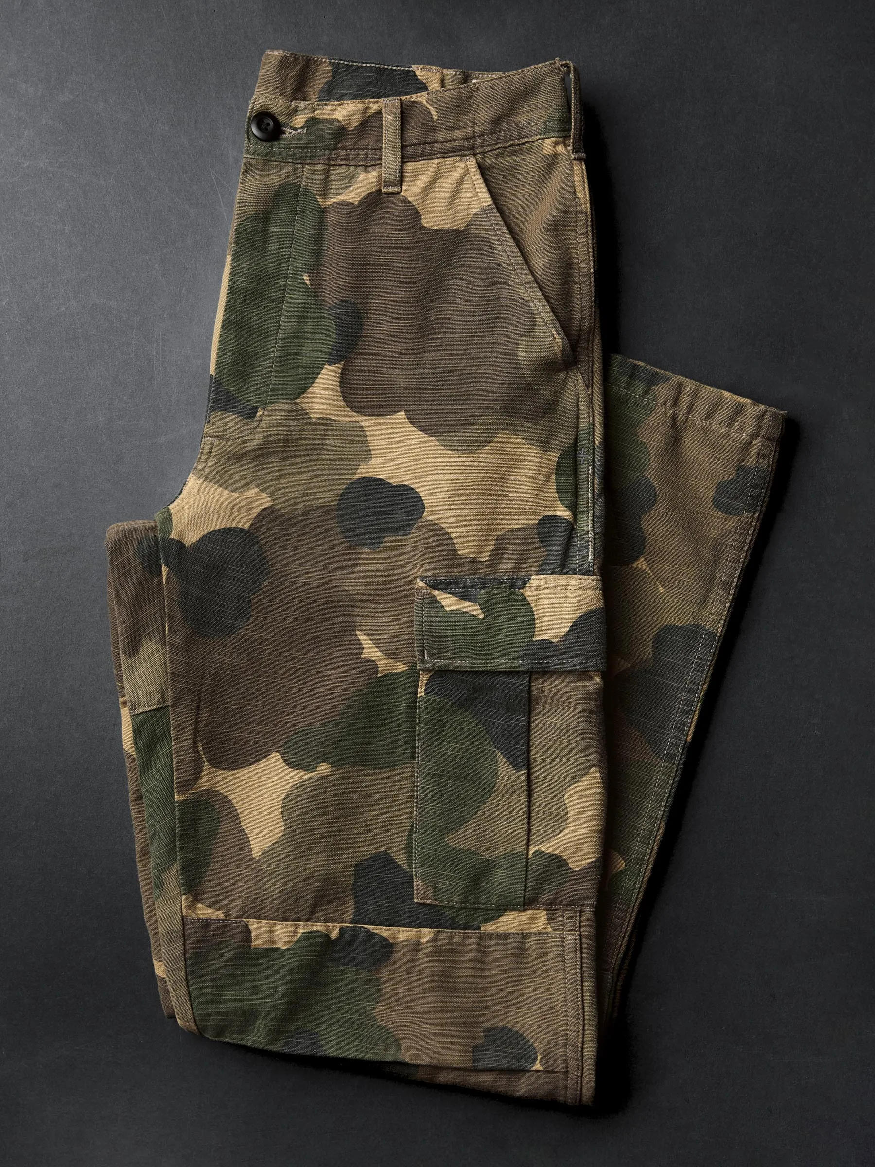 camp pant in painted camo sold by Imogene + Willie product image thumbnail 2