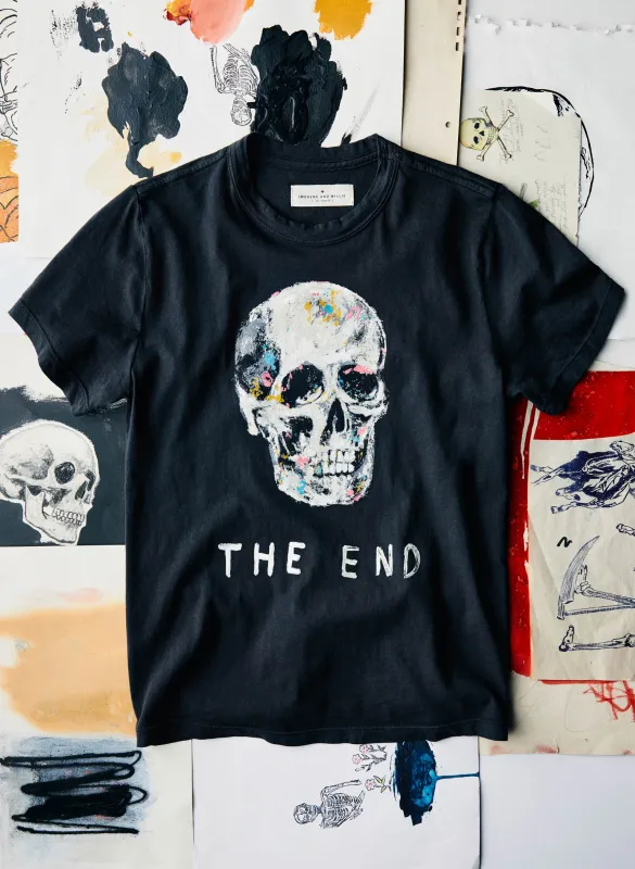 the "end" tee sold by Imogene + Willie