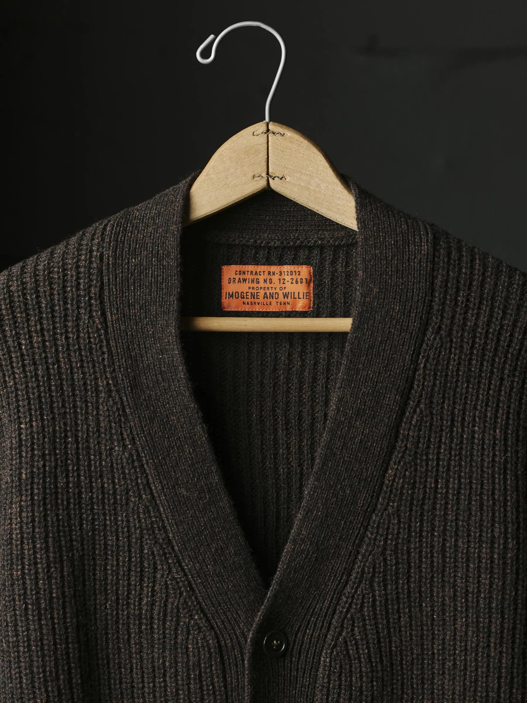 berkley cardigan marled brown sold by Imogene + Willie product image thumbnail 2