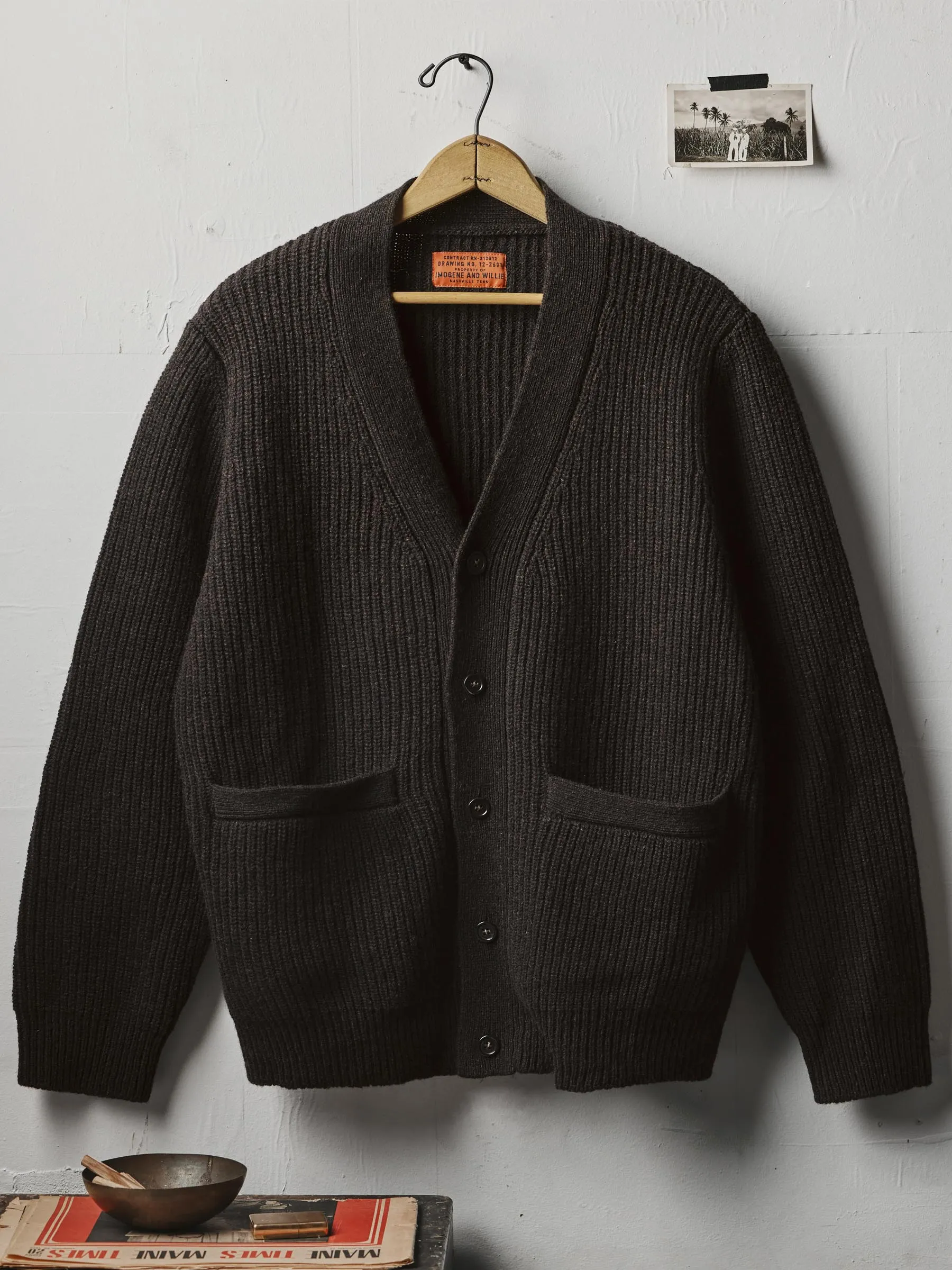 berkley cardigan marled brown sold by Imogene + Willie product image thumbnail 3