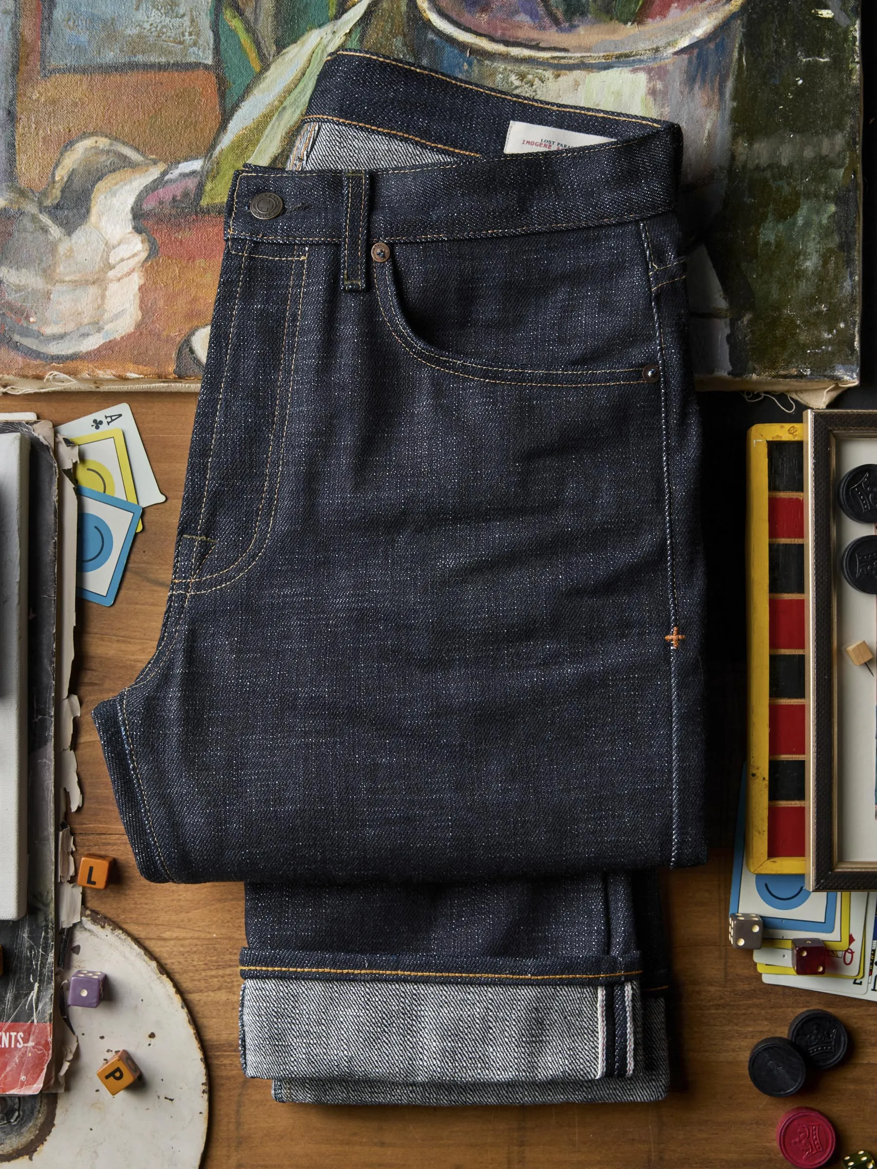 willie 20oz indigo rigid sold by Imogene + Willie