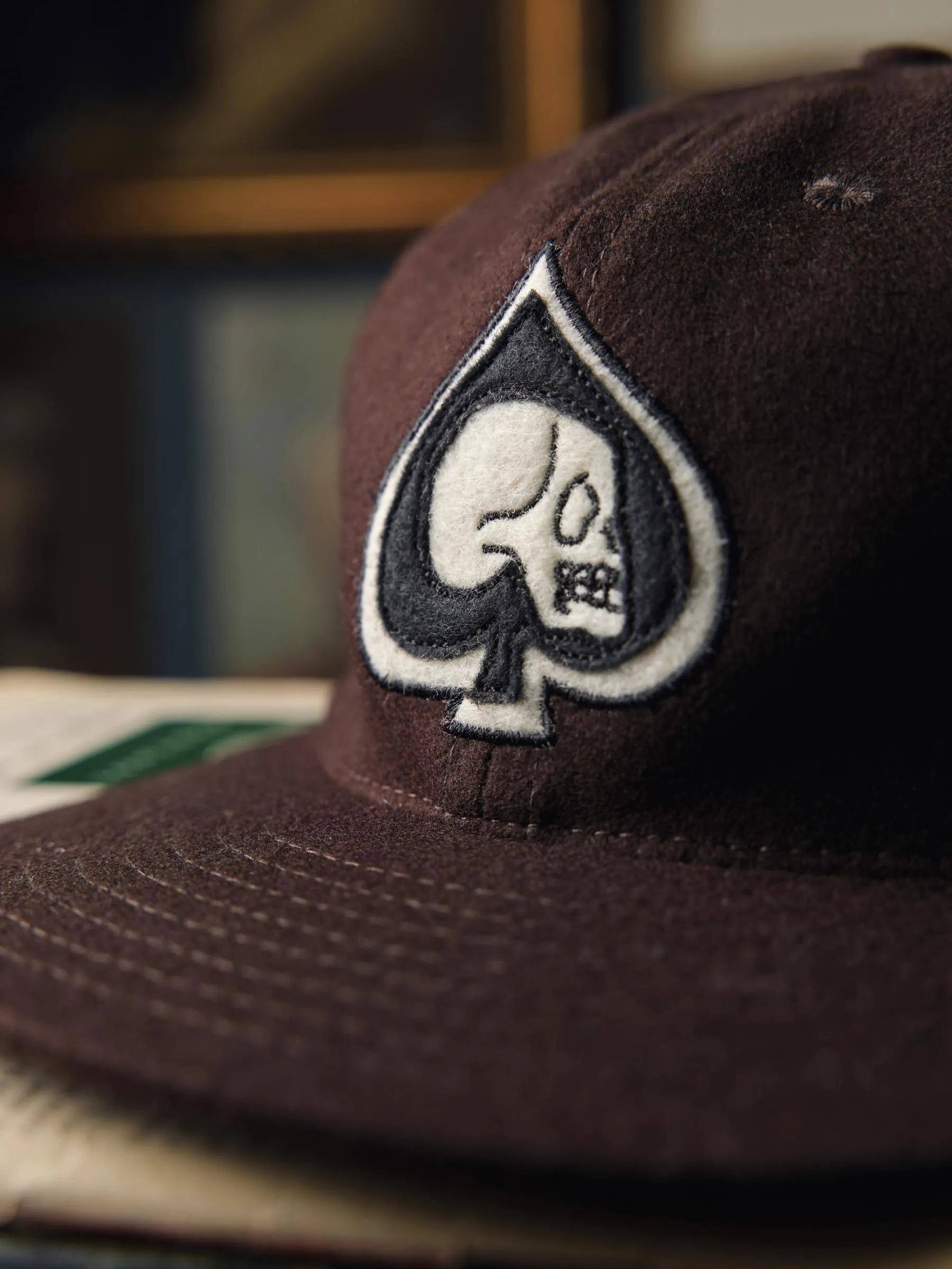 the "ace of spades" cap in wool sold by Imogene + Willie product image thumbnail 2