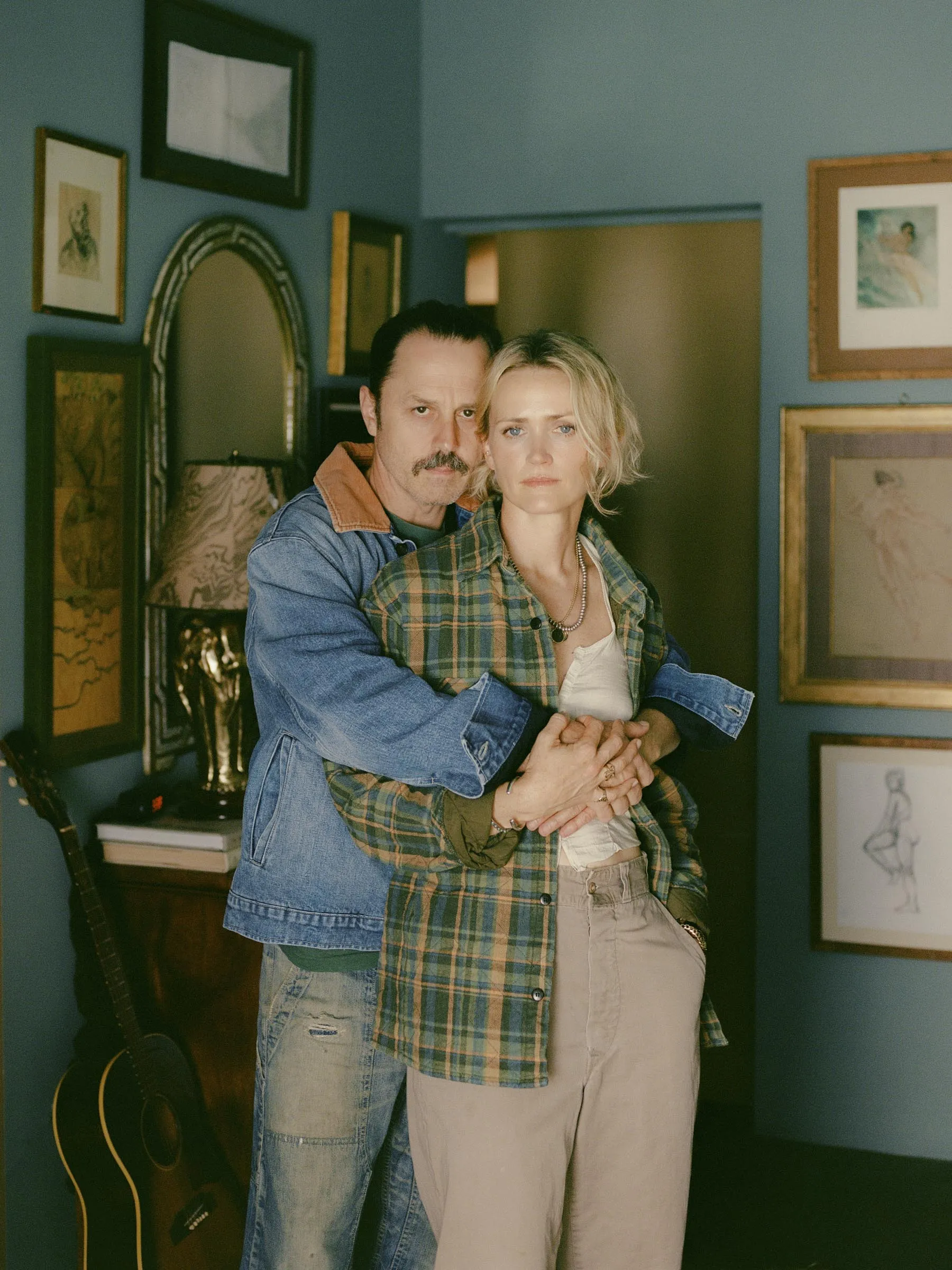 quilt lined washed denim chore coat sold by Imogene + Willie product image thumbnail 4