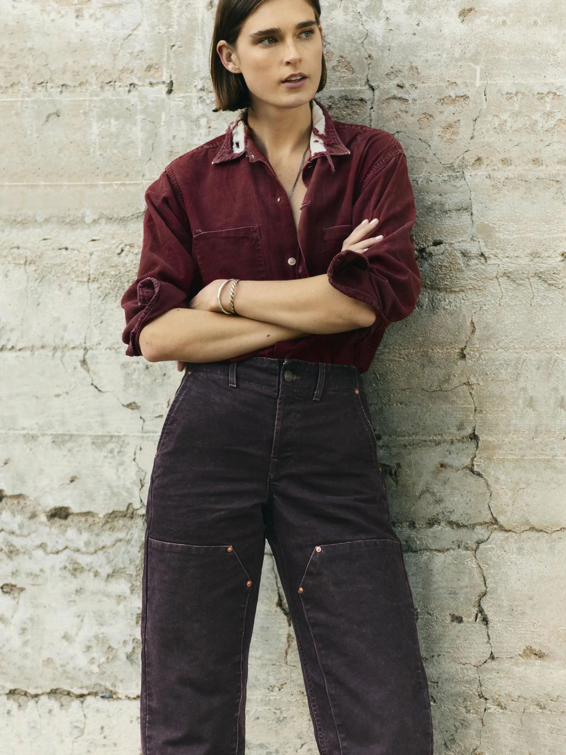 clarke washed orchid canvas sold by Imogene + Willie product image thumbnail 3