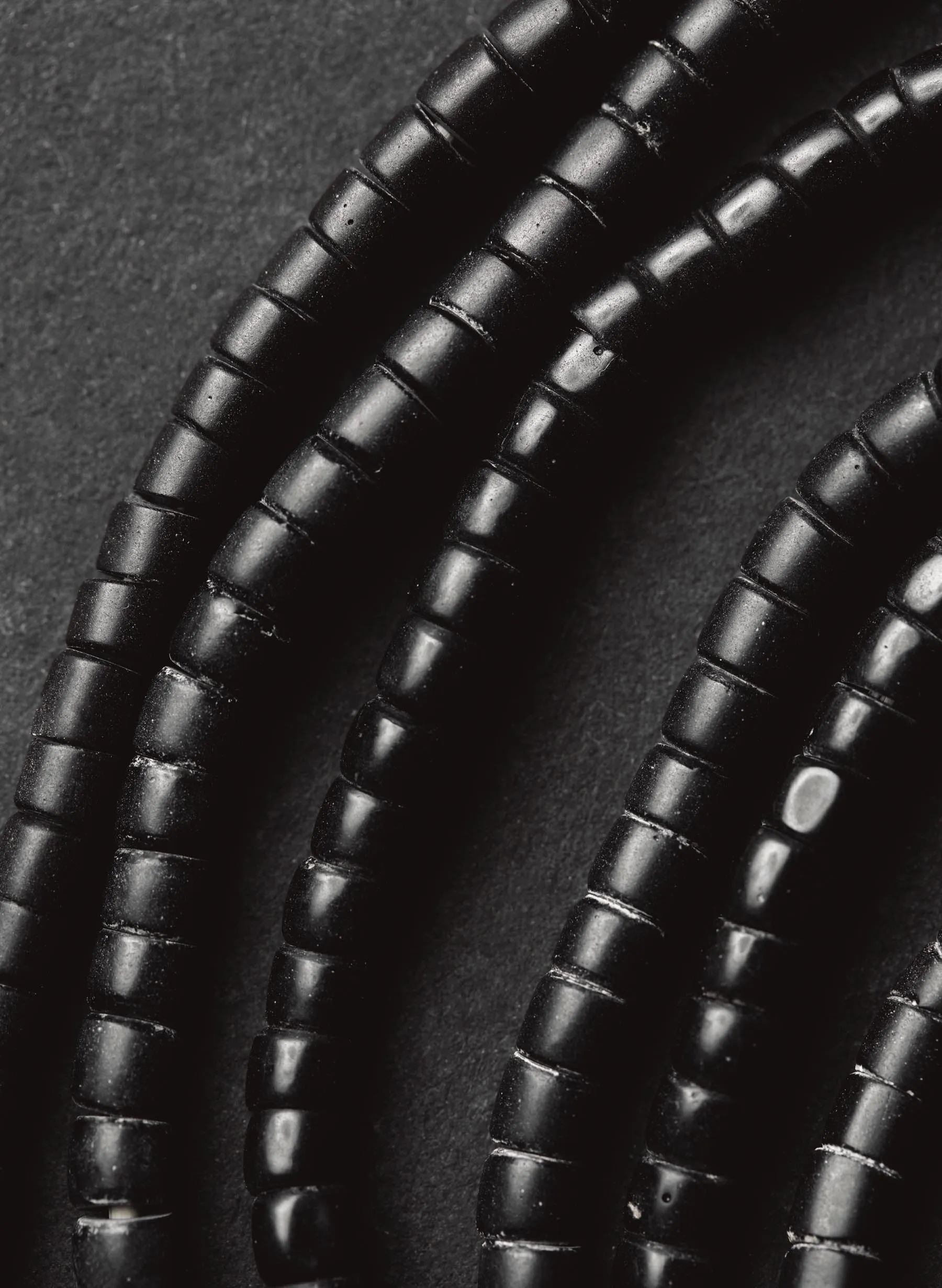 vintage black trade bead necklace sold by Imogene + Willie product image thumbnail 3