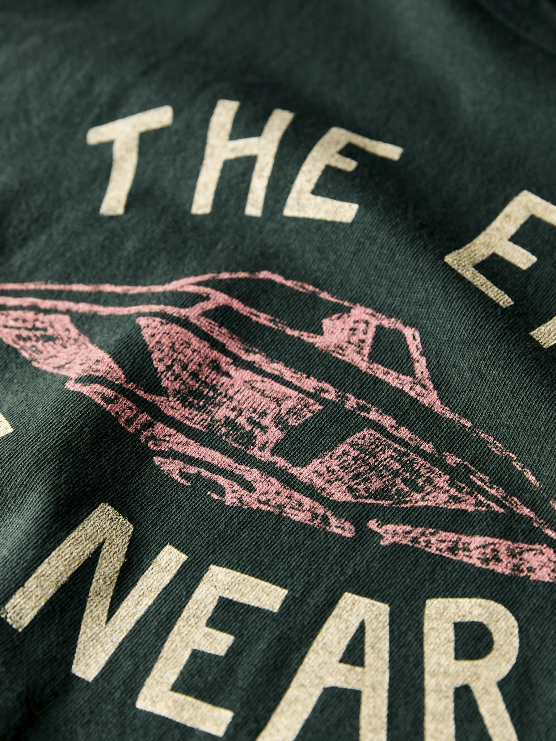 the "end is near" tee in spruce sold by Imogene + Willie product image thumbnail 4