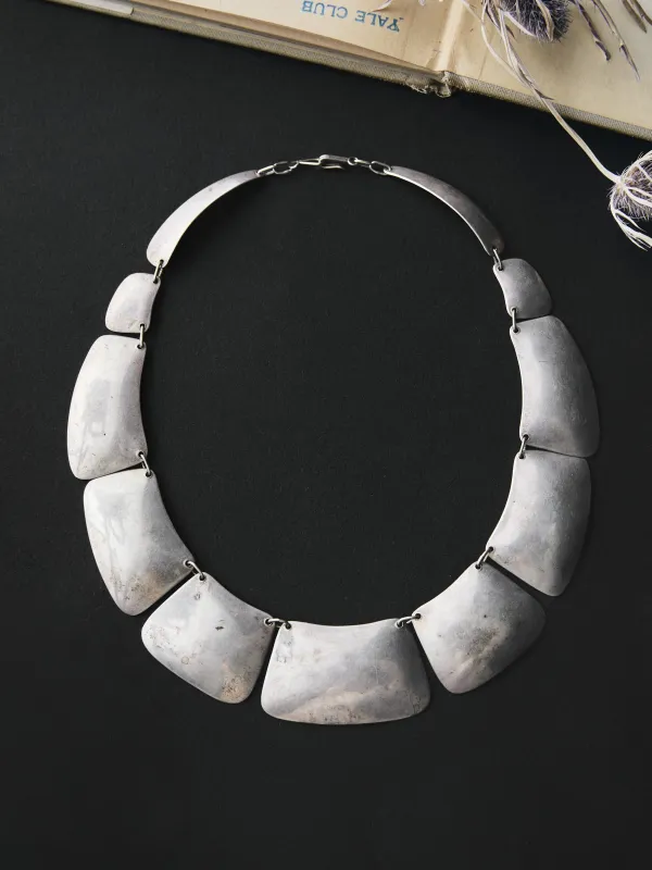 vintage Kewa pueblo sterling necklace sold by Imogene + Willie