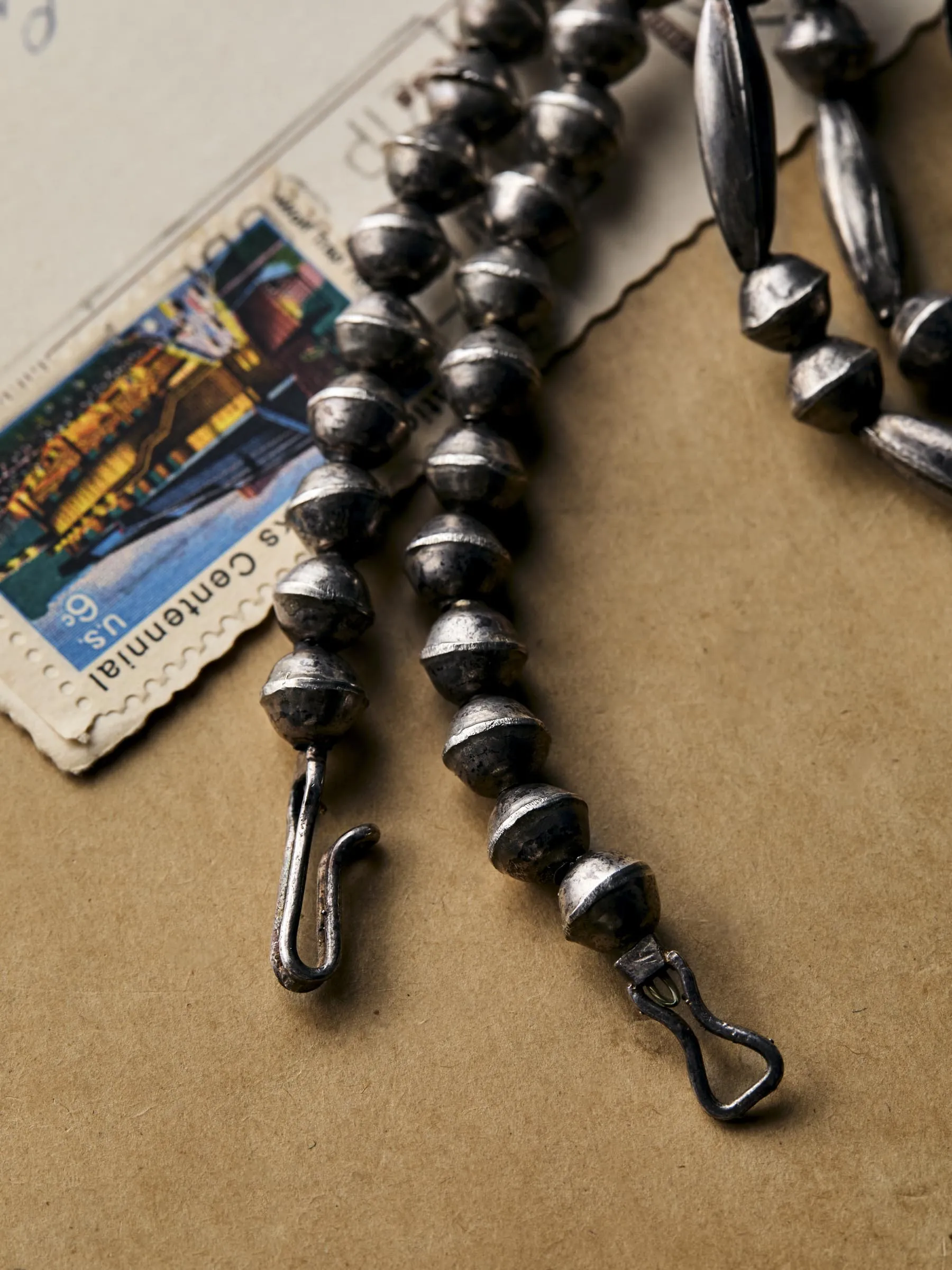 vintage navajo silver necklace sold by Imogene + Willie product image thumbnail 5