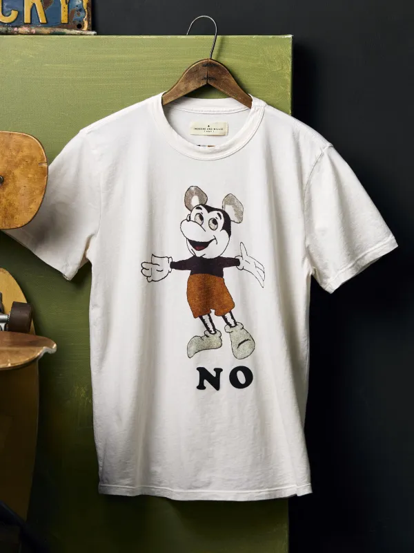 the "no" tee sold by Imogene + Willie