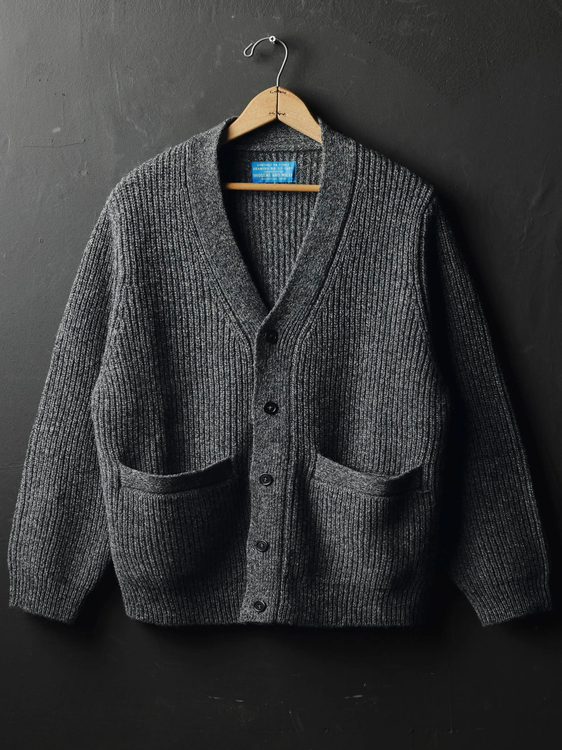 berkley cardigan marled grey sold by Imogene + Willie product image thumbnail 3