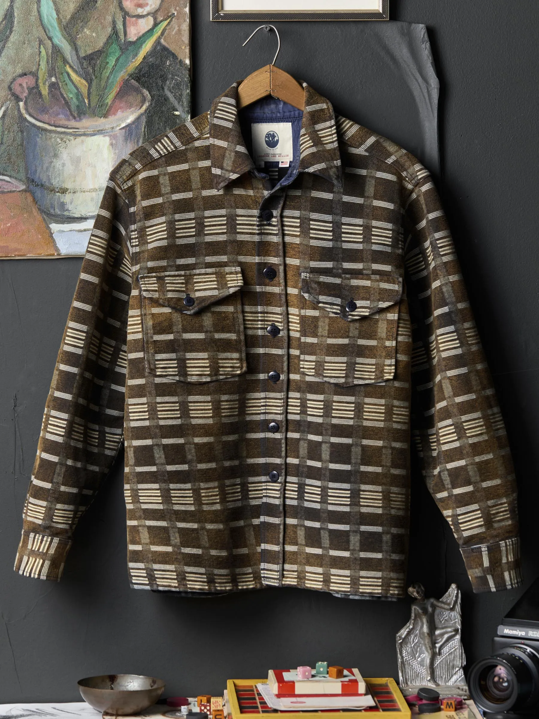 ellie cpo in pinion jacquard sold by Imogene + Willie product image thumbnail 4