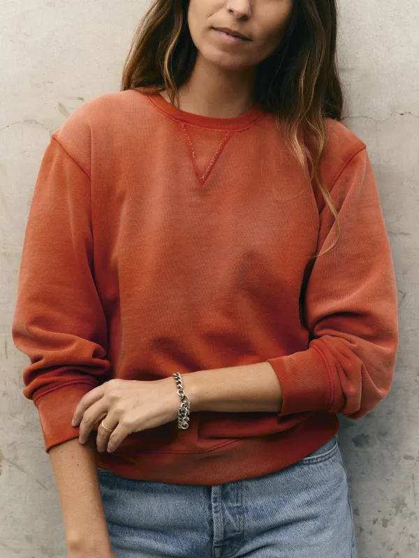 hilts sweatshirt sunfaded red sold by Imogene + Willie