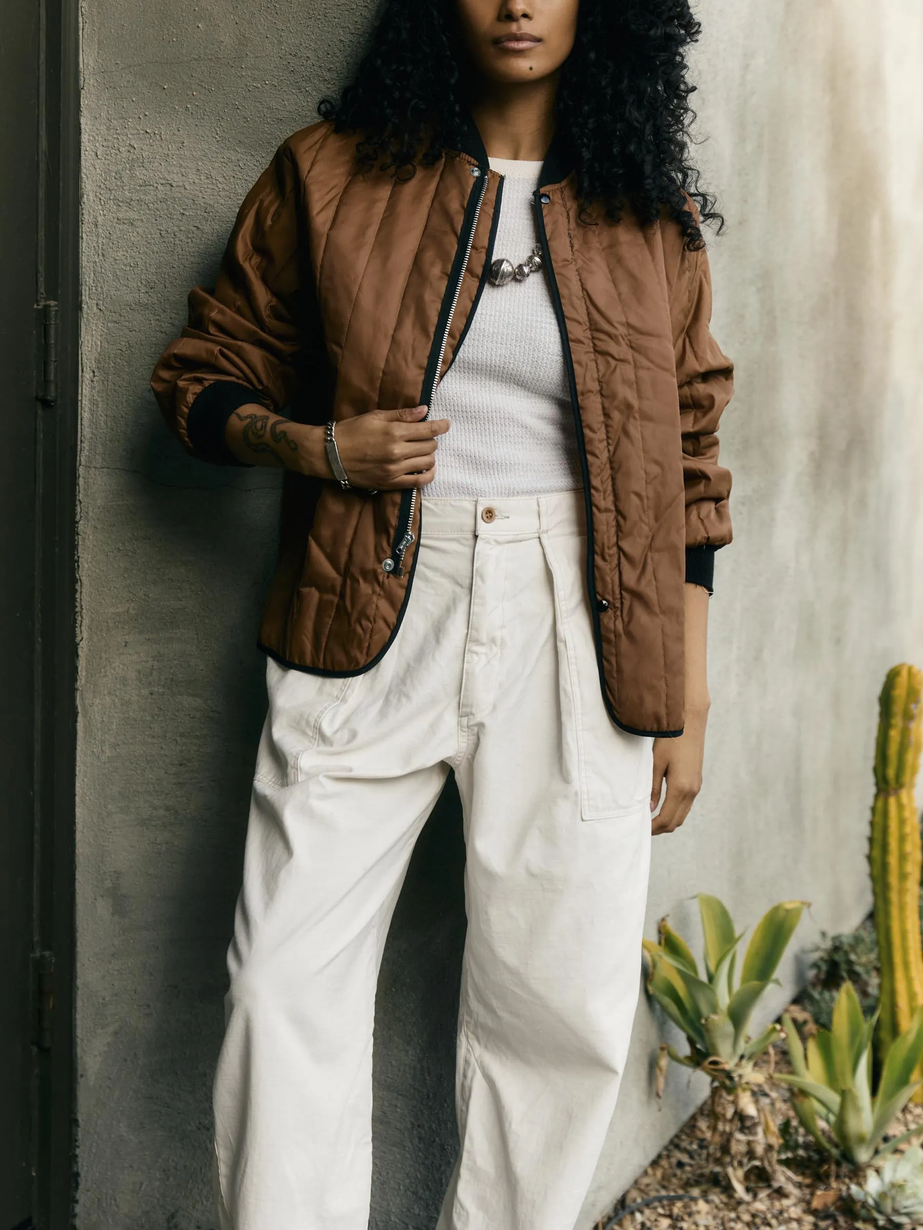 service trouser in bone sold by Imogene + Willie product image thumbnail 3