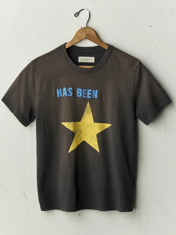 the "has been" tee sold by Imogene + Willie