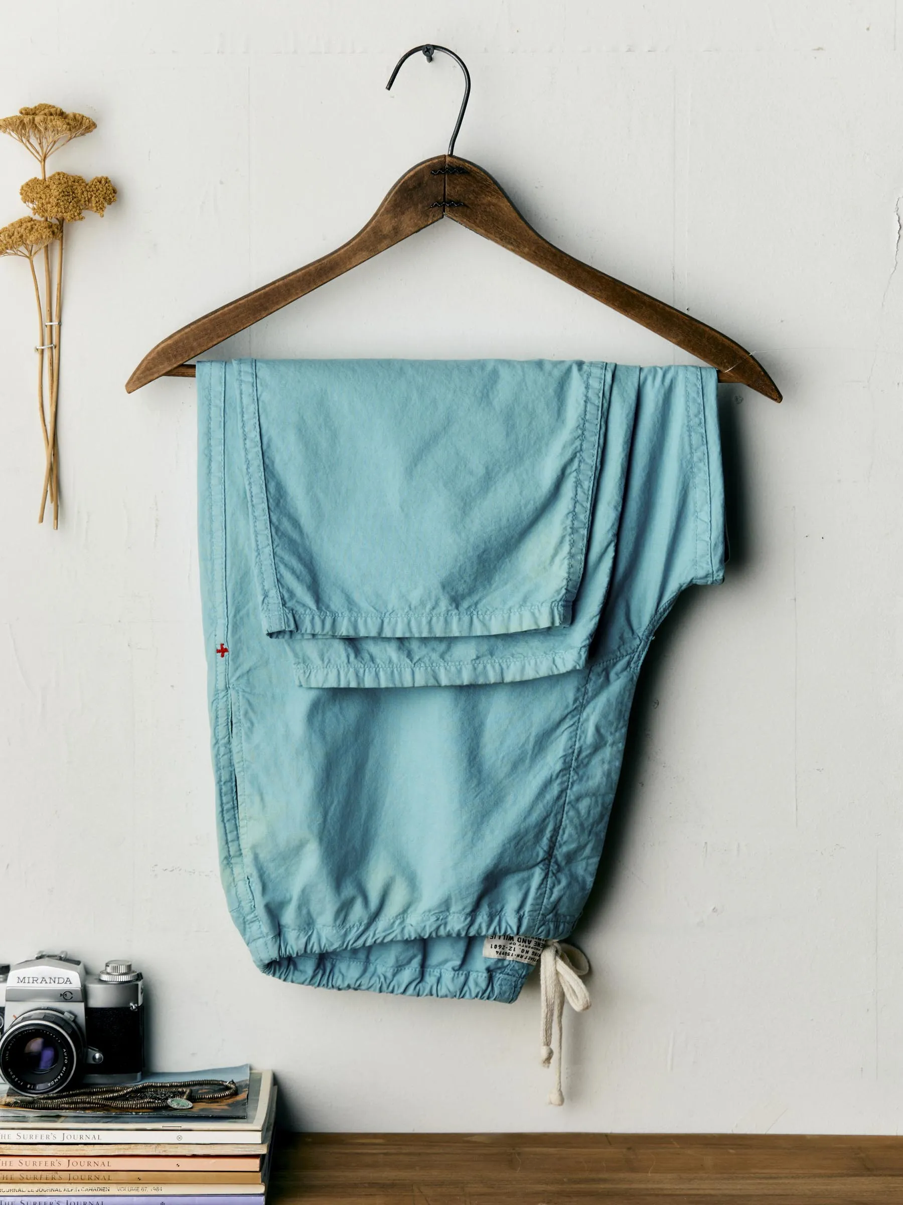 the lounge pant in aqua poplin sold by Imogene + Willie product image thumbnail 2