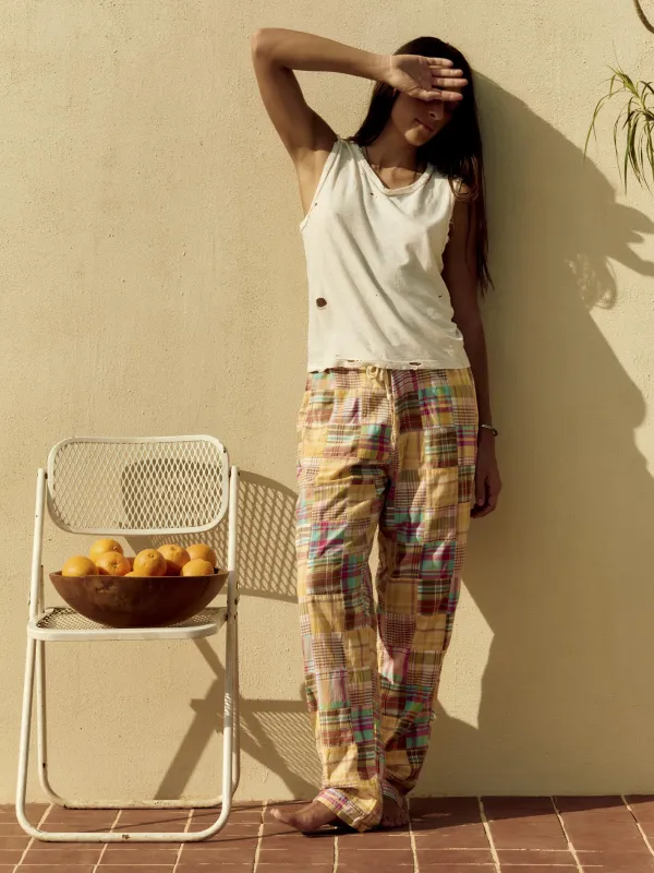 madras lounge pant in townsend made by Imogene + Willie