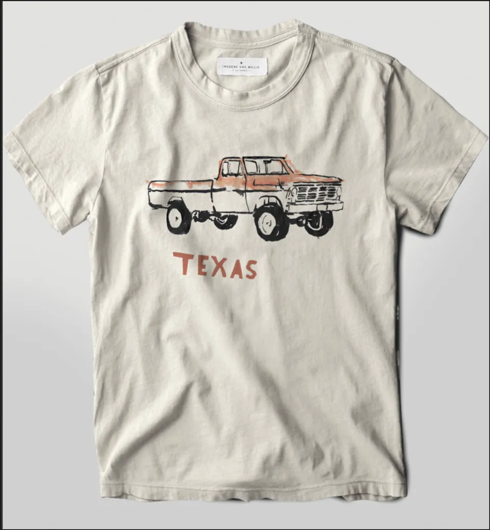 STAG texas truck tee sold by Imogene + Willie