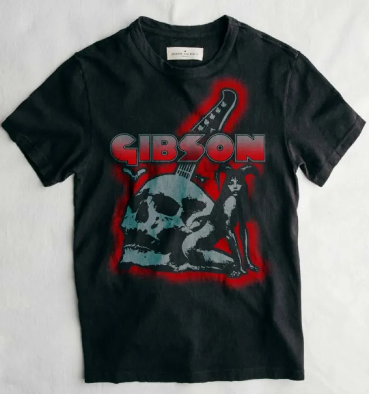 WHOLESALE the "gibson skull" tee made by Imogene + Willie