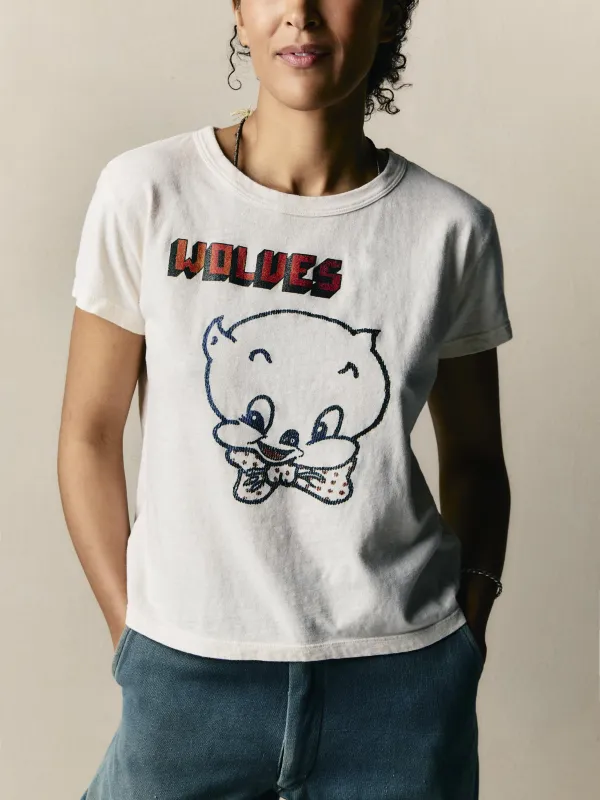 the "wolves" drop tee made by Imogene + Willie