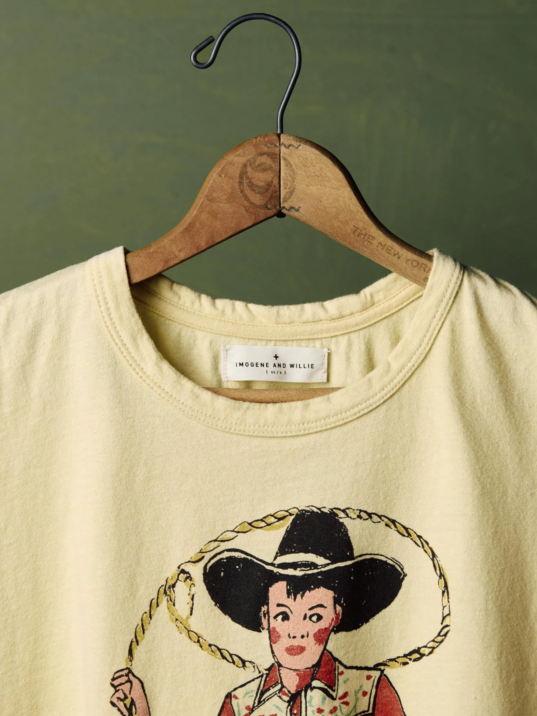 the "lasso" drop tee sold by Imogene + Willie product image thumbnail 5