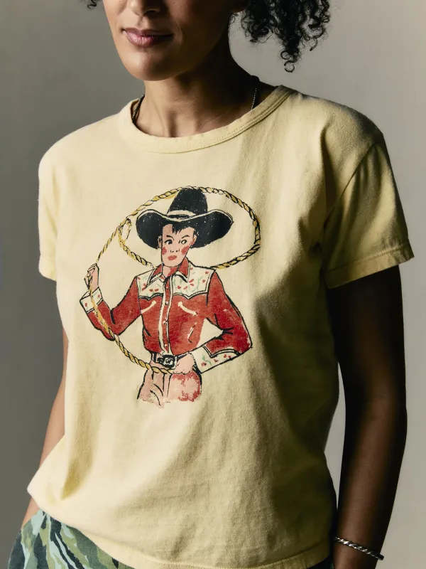 the "lasso" drop tee made by Imogene + Willie