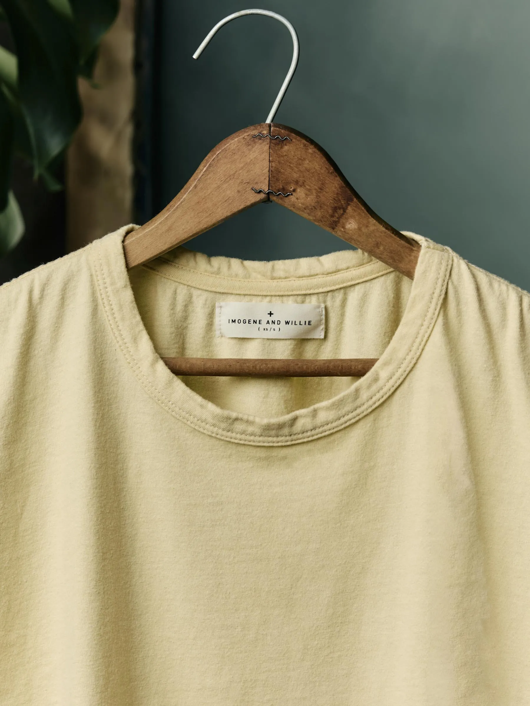 drop tee in sand sold by Imogene + Willie product image thumbnail 2