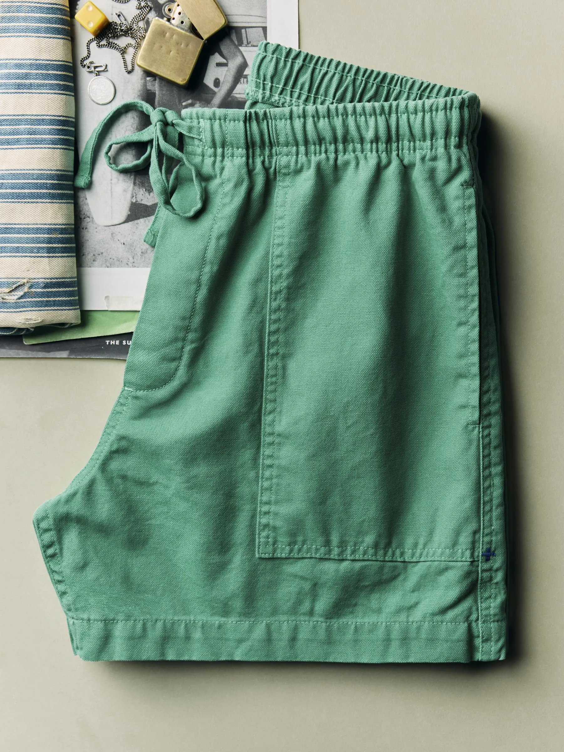 the lounge short in seagreen sold by Imogene + Willie product image thumbnail 2