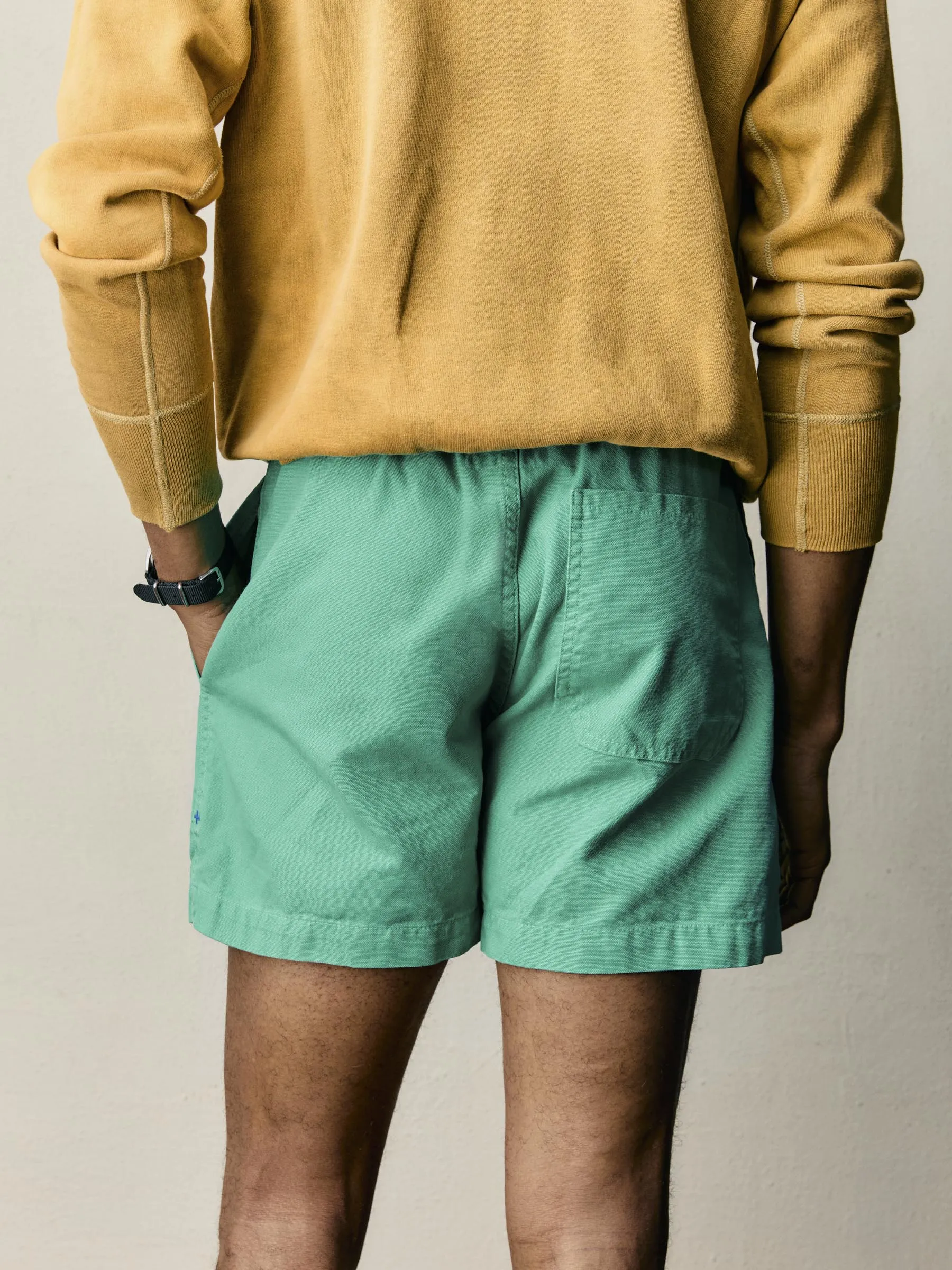 the lounge short in seagreen sold by Imogene + Willie product image thumbnail 4
