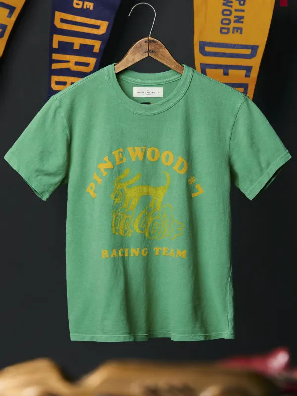 the "racing team" tee made by Imogene + Willie