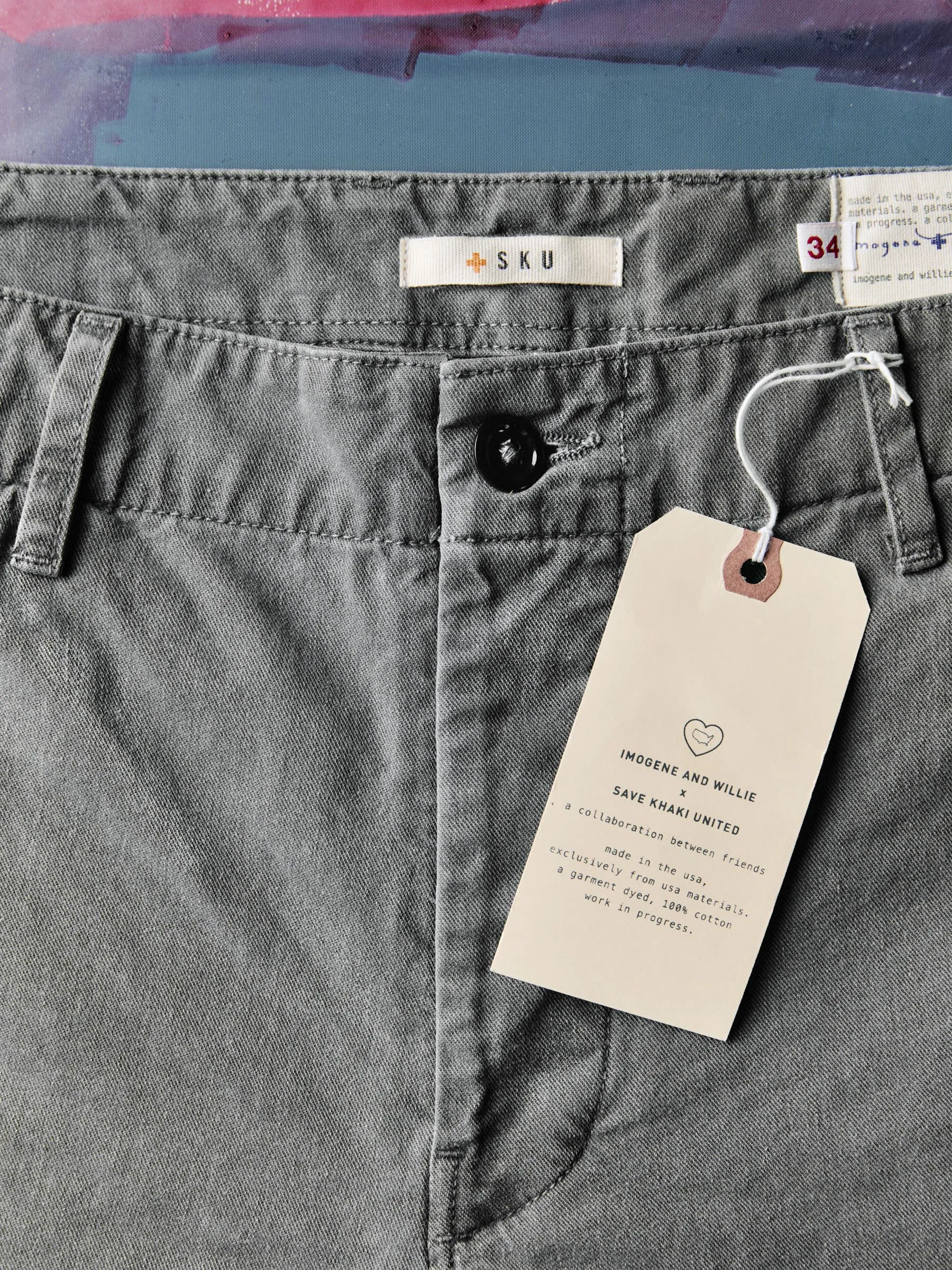 all american chino in faded black sold by Imogene + Willie product image thumbnail 5