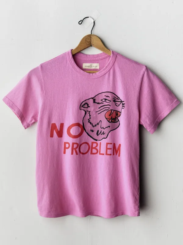 the "no problem" tee made by Imogene + Willie