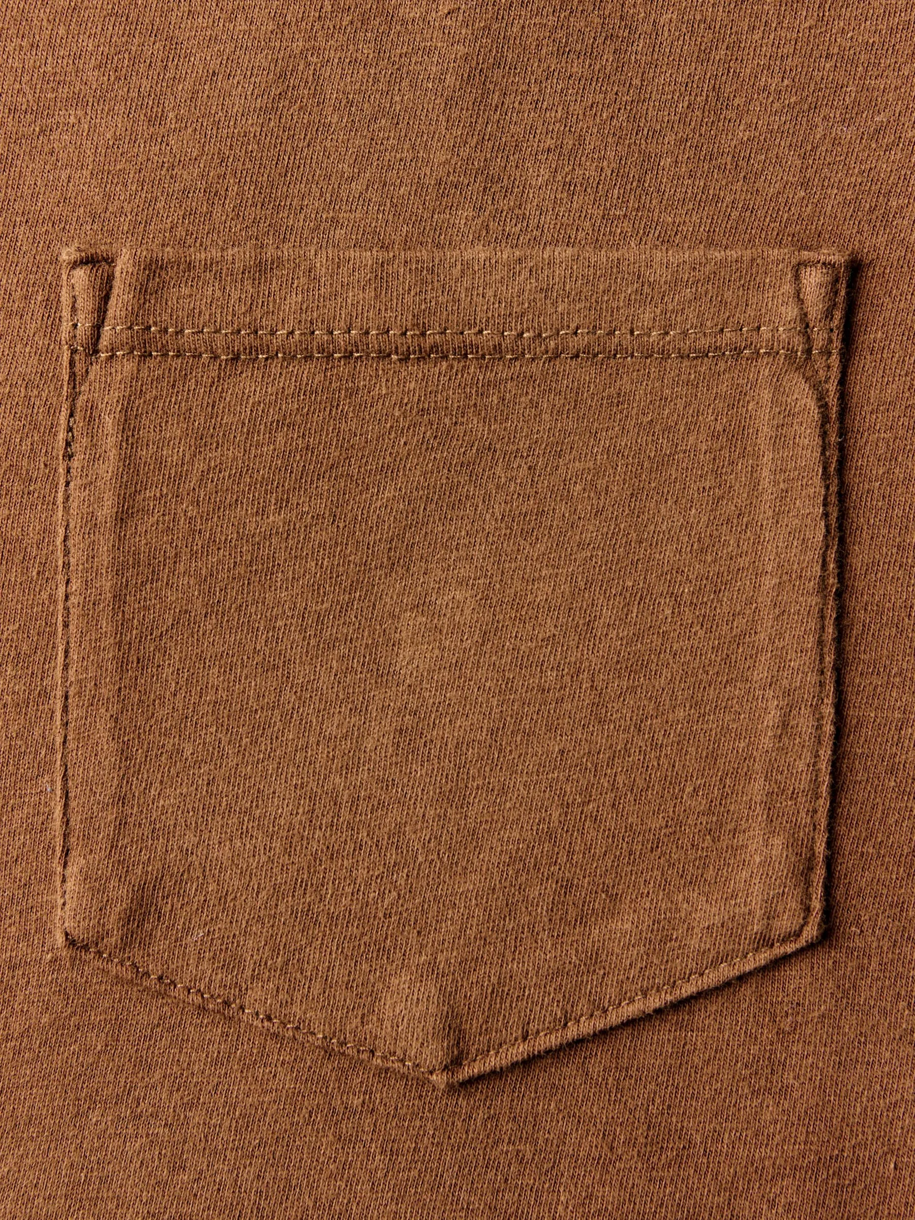 pocket tee in rust sold by Imogene + Willie product image thumbnail 4