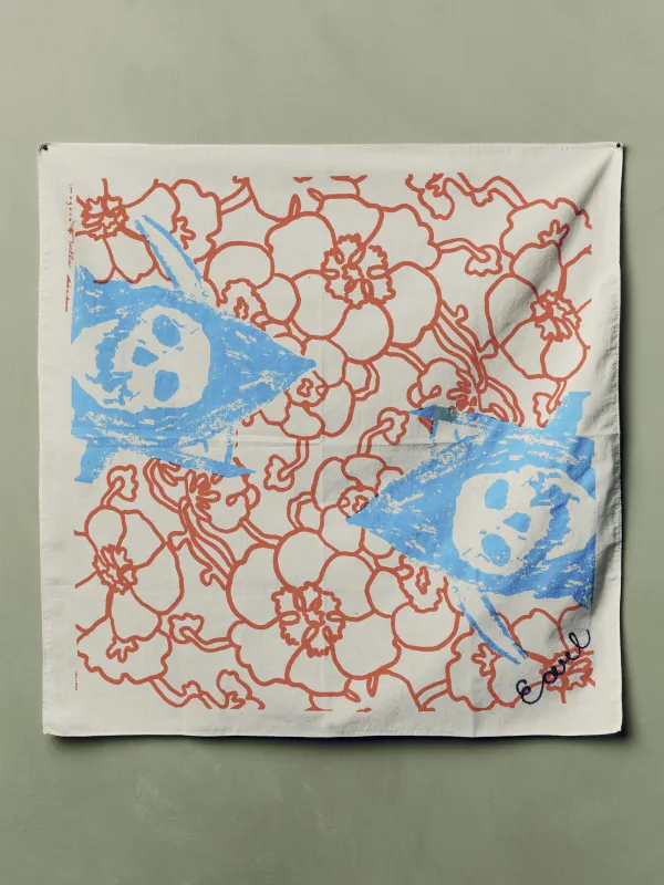 the "reaper" bandana made by Imogene + Willie